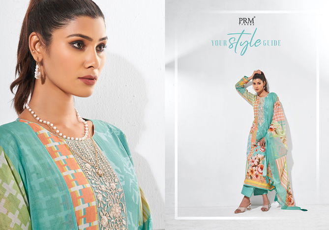 The Hues By Prm Of Summer Cotton Dress Material Catalog
